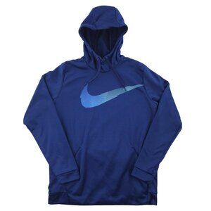 Nike Dri-Fit Fleece Hoodie Sweatshirt Swoosh Cowl Neck Men's Large